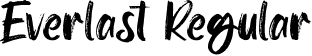 Everlast Regular font - Everlast.ttf