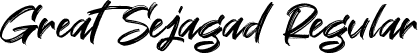 Great Sejagad Regular font - Great Sejagad.ttf