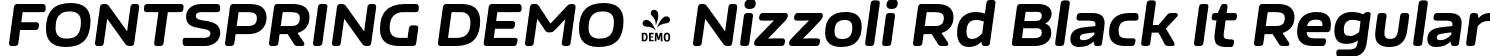 FONTSPRING DEMO - Nizzoli Rd Black It Regular font - Fontspring-DEMO-nizzolird-blackit.otf