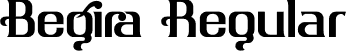 Begira Regular font - Begira.otf