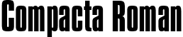 Compacta Roman font - CompactaBT.ttf