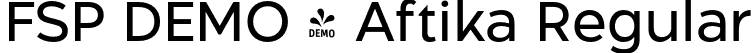 FSP DEMO - Aftika Regular font - Fontspring-DEMO-aftika-regular.otf