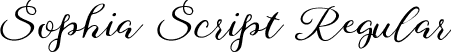 Sophia Script Regular font - Sophia Script Free Demo.ttf