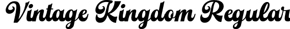 Vintage Kingdom Regular font - Vintage Kingdom.ttf