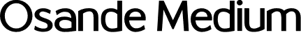 Osande Medium font - Osande - Medium.otf