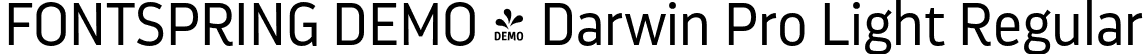 FONTSPRING DEMO - Darwin Pro Light Regular font - Fontspring-DEMO-darwinpro-light.otf