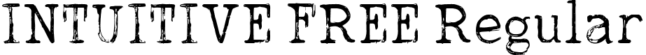 INTUITIVE FREE Regular font - INTUITIVE FREE.ttf