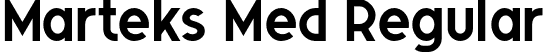 Marteks Med Regular font - Marteks-Medium.otf