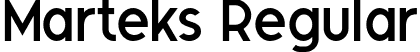 Marteks Regular font - Marteks-Regular.otf