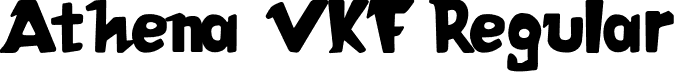 Athena VKF Regular font - AthenaVKF.otf