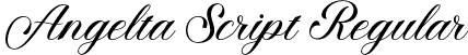 Angelta Script Regular font - Angelta Script.otf