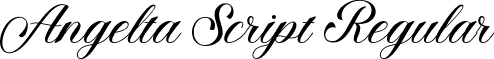 Angelta Script Regular font - Angelta Script.ttf