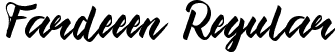 Fardeeen Regular font - Fardeeen.ttf