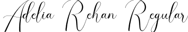 Adelia Rehan Regular font - Adelia Rehan.ttf