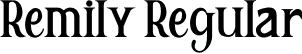 Remily Regular font - Remily.otf