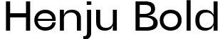 Henju Bold font - Henju-Regular.ttf