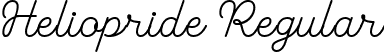 Heliopride Regular font - Heliopride.ttf