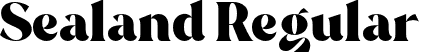 Sealand Regular font - Sealand.otf