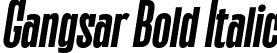 Gangsar Bold Italic font - Gangsar Bold Italic.otf