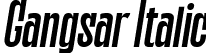 Gangsar Italic font - Gangsar Italic.ttf