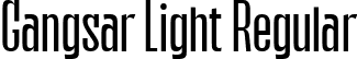 Gangsar Light Regular font - Gangsar Light.ttf