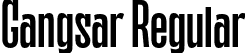 Gangsar Regular font - Gangsar Regular.otf