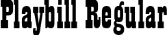 Playbill Regular font - playbiln.ttf