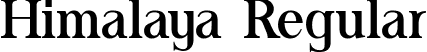 Himalaya Regular font - Himalaya Regular.ttf