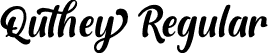 Quthey Regular font - Quthey.otf