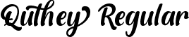 Quthey Regular font - Quthey.ttf