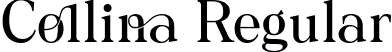 Collina Regular font - Collina Regular.ttf