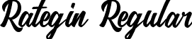 Rategin Regular font - Rategin.ttf