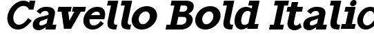 Cavello Bold Italic font - Cavello-BoldItalic.otf