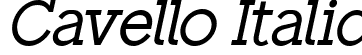 Cavello Italic font - Cavello-Italic.otf