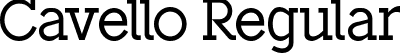 Cavello Regular font - Cavello.otf