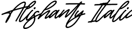 Alishanty Italic font - Alishanty Italic.otf