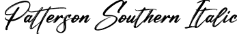 Patterson Southern Italic font - PattersonSouthernItalic-PKJdP.otf