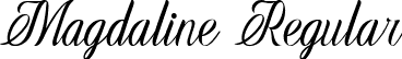 Magdaline Regular font - Magdaline 1.ttf