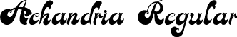 Achandria Regular font - Achandria.ttf