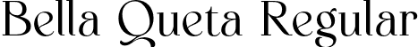 Bella Queta Regular font - Bella Queta.otf