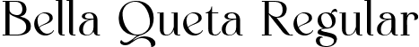 Bella Queta Regular font - Bella Queta.ttf