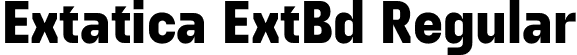 Extatica ExtBd Regular font - Extatica-ExtraBold.otf