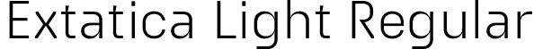 Extatica Light Regular font - Extatica-Light.otf