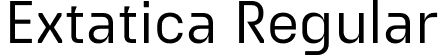 Extatica Regular font - Extatica-Regular.otf