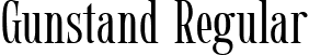 Gunstand Regular font - Gunstand.ttf