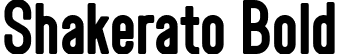 Shakerato Bold font - Shakerato-Bold.otf