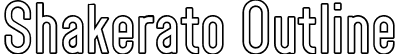 Shakerato Outline font - Shakerato-Outline.otf