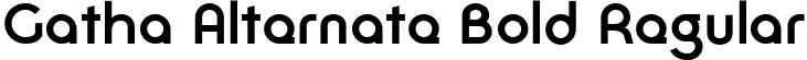 Gatha Alternate Bold Regular font - Gatha Alternate Bold.ttf