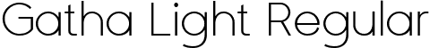 Gatha Light Regular font - Gatha Light.ttf