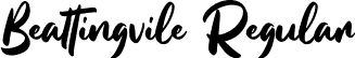 Beattingvile Regular font - Beattingvile.otf